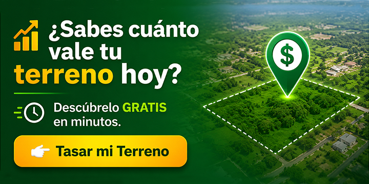 ¿Sabes cuánto vale tu terreno hoy?